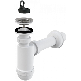 Сифон для раковины бутылочный Alca Plast A41 Фото 1