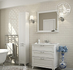 Тумба с раковиной Акватон Леон 80 H дуб белый Фото 1