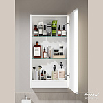 Зеркальный шкаф Alavann Dorn 50 белый Фото 4