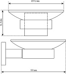Мыльница QUADRO QST0100 Фото 2