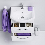 Комплект мебели для ванной Aqwella Allegro 50 2Я Белый Фото 4