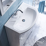Тумба с раковиной Alavann Classic 60 белая Фото 7