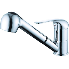 Смеситель для кухни с выдвижным изливом KONNER LIN1110