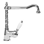 Смеситель кухонный CEZARES ELITE-LLM2-01-Bi Хром Фото 1