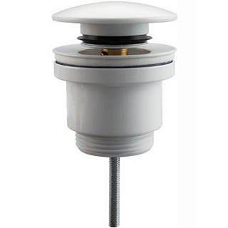 Донный клапан для раковины белый F62-6 FRAP Фото 1