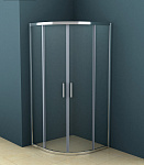 Душевое ограждение Azario OSTIN 90*90*195 хром, 6мм прозрачное стекло (без поддона) Фото 1