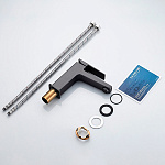 Смеситель для умывальника Ledeme 1078U графит Фото 6