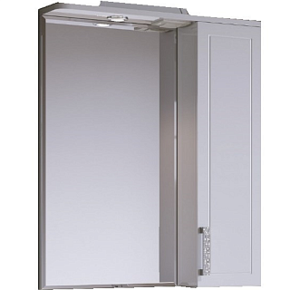 Зеркальный шкаф "Vittoria 60/2"-01 (белый, правый) Фото 1