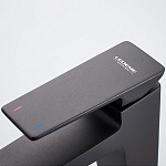 Смеситель для умывальника Ledeme 1078U графит Фото 3