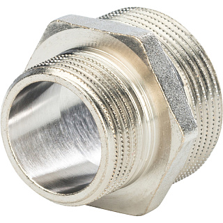 Ниппель переход. 1 1/4х1" ник. Stout Фото 1