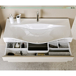 Комплект мебели для ванной Aqwella Bergamo 100 Акация Фото 6