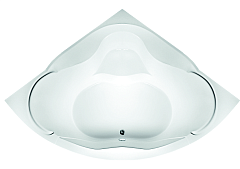 Ванна акриловая 1MarKa Luxe 155x155 (чаша, экран, каркас, сифон)