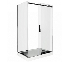 Душевой уголок Good Door Galaxy WTW+SP-C-В 120x90, профиль черный
