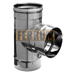 Тройник Ferrum 90 (430/0,5 мм) Ф110 