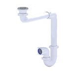 Сифон Ани 1 1/2"*40 прямоточный смещенный D5000 Фото 1