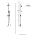 Душевой комплект RUSH Bella BL4535-111 Фото 2