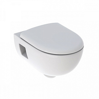 Унитаз подвесной безободковый Geberit Renova с сиденьем микролифт Фото 1