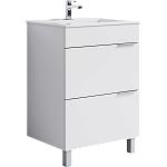 Комплект мебели для ванной Aqwella Brig 60Н белый Фото 2