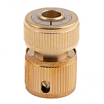 Соединитель быстросъемный латунный для шланга 1/2" Фото 2