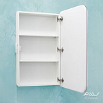 Шкаф зеркальный Monaco 55 белый Фото 2