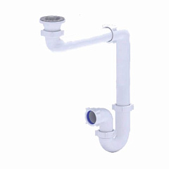 Сифон Ани 1 1/2"*40 прямоточный смещенный D5000