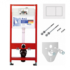 Система инсталляции для унитазов TECE TECEnow 4 в 1 комплект