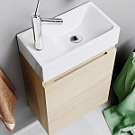 Тумба с раковиной подвесная Aqwella Leon MP 40см Дуб сонома Фото 4