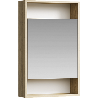 Зеркало-шкаф Aqwella City 50см Дуб Балтийский Фото 1