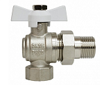 Кран шаровый с американкой STI 1" б. угловой Фото 2