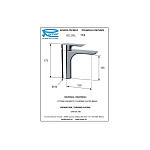 Смеситель для умывальника REMER Infinity I11 Фото 2