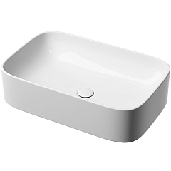 Раковина накладная Ceramicanova Element CN6053 белый глянцевый