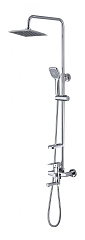Душевая система с верхним тропическим душем и смесителем Konner TS1500S