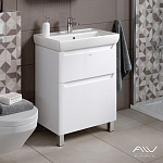 Тумба с раковиной Alavann Lana 70 белый Фото 2