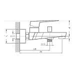 Смеситель Rush Thira для ванны и душа дл. излив Фото 2