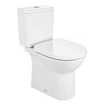 Унитаз-компакт Roca DEBBA Round безободковый, двойной выпуск + сиденье микролифт Фото 1