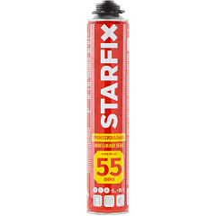 Пена монтажная профессиональная всесезонная STARFIX Gunfoam 55 (730мл)