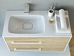 Тумба с раковиной подвесная Aqwella Майами 90 левая Фото 2