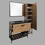 Шкаф-колонна Comforty Бредфорд-40 дуб темный Фото 3