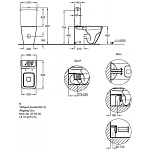 Унитаз-компакт KERAMAG it! с сиденьем микролифт DIN19516 Фото 2