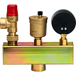 Группа безопасности котла 1"(до 50 кВт, без теплоизоляции) STOUT  Фото 3