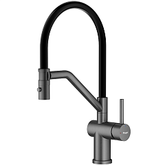 Смеситель для кухни со съемным изливом на магните RAGLO R86.41.09 (графит)