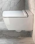 Унитаз подвесной KERAMAG Xeno2 Rimfree микролифт  Фото 5
