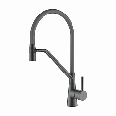 Смеситель для кухни Ledeme 4397D-12 (оружейная сталь)