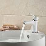 Смеситель для умывальника Ledeme L1003W Фото 12