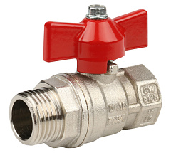 Кран шаровый 1/2" б. г/ш Stout (стандартнопроходной) 