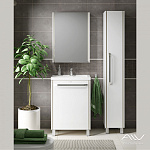 Шкаф зеркальный Alavann Riga 60 белый Фото 2