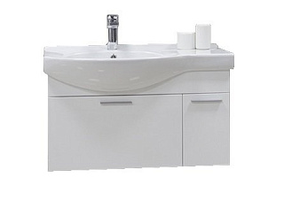 Тумба с раковиной Акватон Инди 80 правая белый Фото 1