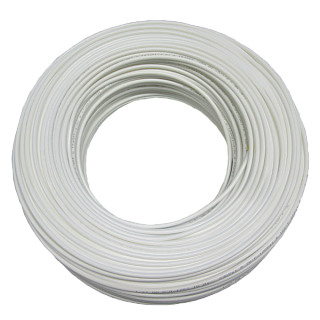 Трубка 1/4 (1м) белая (кратно метру!) Фото 1