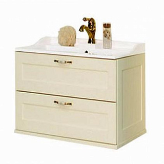 Тумба с раковиной Акватон "Леон 65" дуб бежевый Фото 1