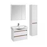 Зеркало-шкаф Акватон Нортон 80 белый Фото 3